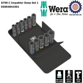 Bộ tuýp đen dài 1/2″ Wera 05004841001 8790 C Impaktor Deep Set 1 gồm 11 cái
