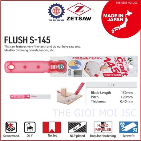 FLUSH S-145 Made in Japan ZETSAW 30023 – THE GIOI MOI JSC