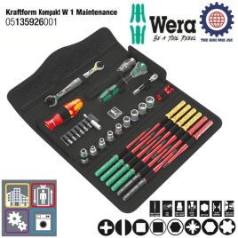Bộ dụng cụ cao cấp bảo trì máy Kraftform Kompakt W 1 Maintenance Wera 05135926001