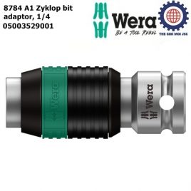 Đầu chuyển 1/4″ 8784 A1 Zyklop bit adaptor Wera 05003529001