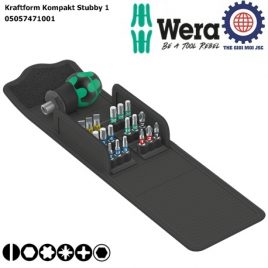 Bộ dụng cụ Wera Kraftform Kompakt Stubby 1 với cán vít ngắn và các vít BiTorsion Wera 05057471001