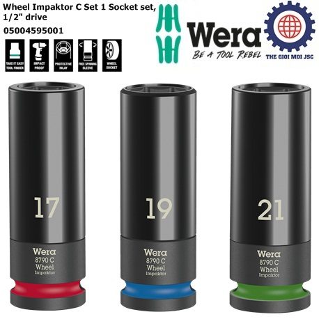 Wheel Impaktor C Set 1 Socket set Wera 05004595001