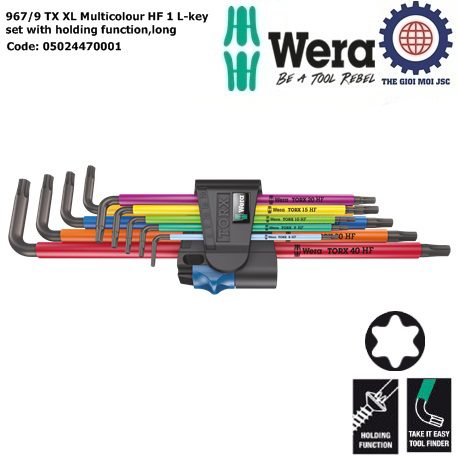 967- 9 TX XL Multicolour HF 1 Wera 05024470001