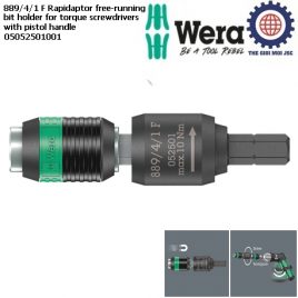 Đầu nối tua vít lực 889/4/1 F Rapidaptor free-running bit holder for torque screwdrivers with pistol handle Wera 05052501001