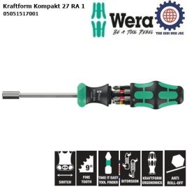 Wera dụng cụ mở vít Wera 05051517001 Kraftform Kompakt 27 RA 1 gồm 6 cái