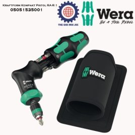 Dụng cụ mở vít cán tự động Wera 05051535001 Kraftform Kompakt Pistol RA-R 1