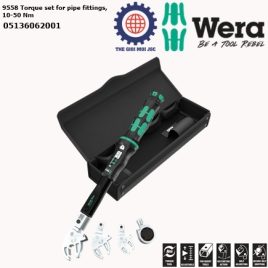 Bộ cân siết lực Wera 9558 Torque set for pipe fittings dải lực 10-50 Nm mã 05136062001